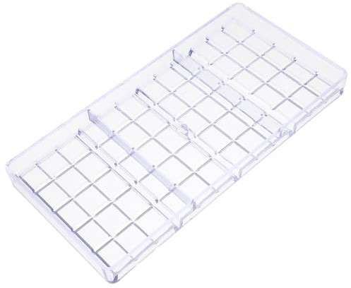 SHINEOFI Stampo per Cioccolatini in Plastica Trasparente Resistente Multi-Griglia per Caramelle e Fondente Strumento per Modellare Cioccolato Adatto a e Uso Domestico
