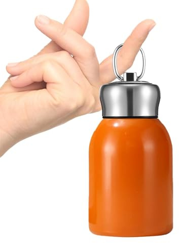 Botella De Agua Termica, Taza Mini Portatil De Acero Inoxidable, Vaso para Bebidas, para Niños, Café Caliente, Viajes, Escuela, Deportes, Actividades al Aire Libre, Camping y Senderismo