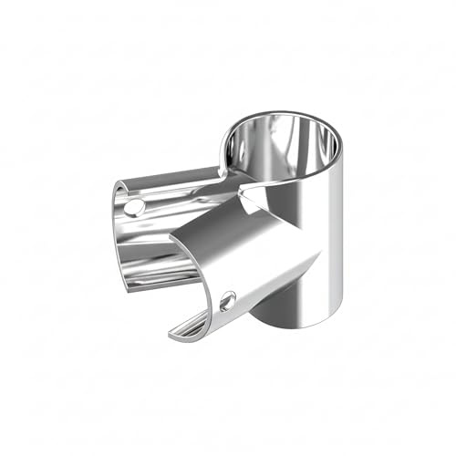 ARBO-INOX T-Rohrschelle Relingverbinder – Stabile 90°-Verbindung für Bimini & Sprayhood – Edelstahl 25 mm