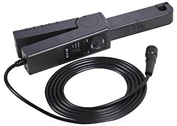 PINTECH Pince ampèremétrique CA/CC pour oscilloscope, bande passante 200 kHz, plage de mesure 0,4 A à 10 A et 10 A à 60 A, sonde ampèremétrique avec connecteur BNC, PT-2710