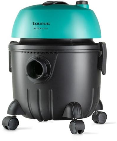 Taurus Ateca Active - Aspirateur eau et poussière sans sac, pour aspirer les liquides et les solides, 1400W, 78dB, Filtre HEPA
