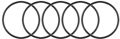 sourcing map 5 Stück O-Ring 42,2mm x 47mm x 2,4mm Dichtungsringe Metrische Nitrilkautschuk O-Ringe Dichtung Gummidichtungen Unterlegscheibe für Duschablauf Rohr Pumpe Hydraulik Pneumatik