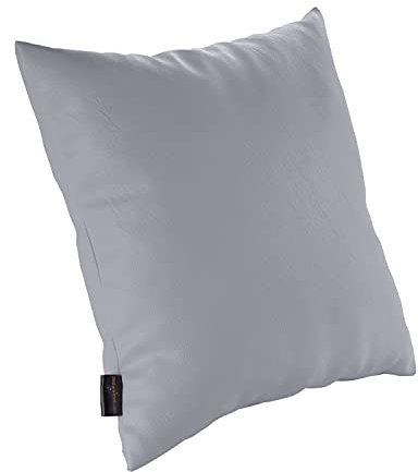 pader medi.tech Kopfkissen mit Schaumstoff-Flocken, 40x40cm, Therapiekissen, Lagerungskissen für die Physiotherapie mit Kunstlederbezug | abwaschbar, bequem | Chrom