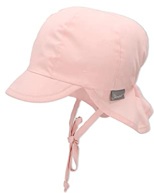 Sterntaler Mädchen Schirmmütze mit Nackenschutz Sonnenhut, zartrosa, 47