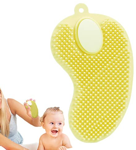 Aelevate Silicone Shampoo Brush Hair, Shower Brush with Pull-Out Design, Scalp Massager Scalp Exfoliator for Removal, Soft Silicone Bristles, Easily Reach The Root of Thick Curly Hair