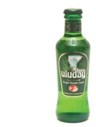 Uludag Sparkling Natural Mineral Water (Glass Bottle) 24 x 200ml-Food 24 x 200ml