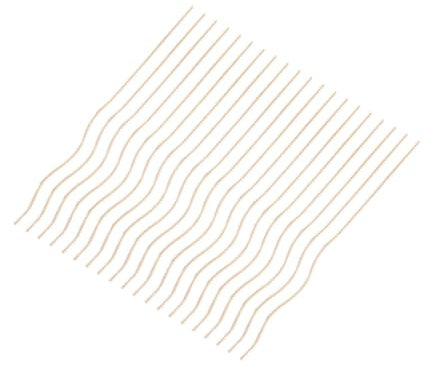 DECHOUS 20piezas Palitos De Ratán Volátiles para Aromaterapia Varillas Difusoras Onduladas De Varillas para Aceites Esenciales Difusor De Aromas