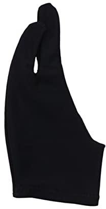 Levemolo 2stücke Er Pack Künstler-zweifingerhandschuhe Gebogene Zeichenhandschuhe Für Skizzen Skizzenhandschuhe Aus Spandex Schweißhemmend Atmungsaktiv Für Tablet-malen