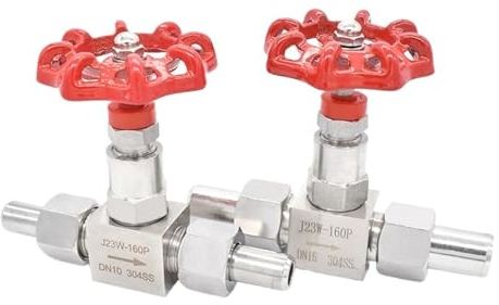 1 Stück J23W-160P Nadelventil Edelstahl 304 geschweißtes Nadelventil Kugelventil(Size:3/8)