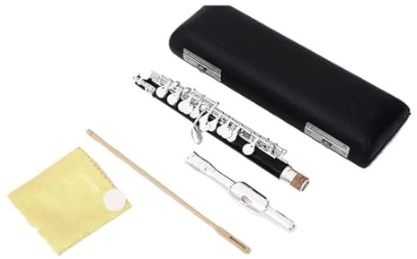 flûte traversière Matériau du corps plaqué argent clé Piccolo C Cupronickel flûte demi-taille