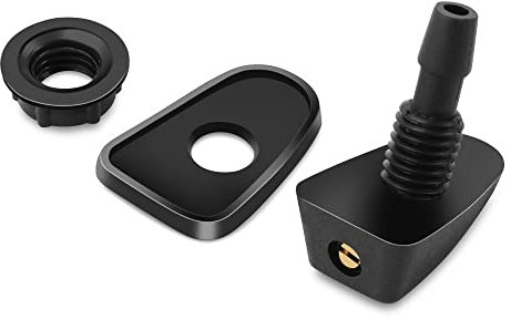WANGBINGXING ScheibenwaschdüSe 2 PCs/Set Car Universal vordere Windschutzscheibe Wischer Düsen Düsen Sprühgerät Sprinkler Wasserlüfter Ausgaberabdeckung Auslass Einstellung ScheibenwaschdüSe