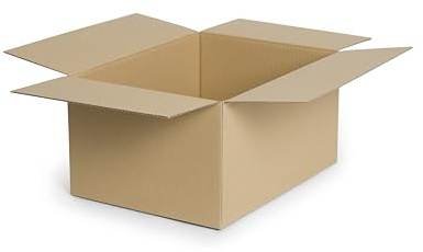 WePack 25 Stück Faltkarton 150x100x100 mm Versandkarton klein E-commerce Karton 1-Wellig Braun Kartonage Verpackung Postkarton Versandschachtel Paket Päckchen