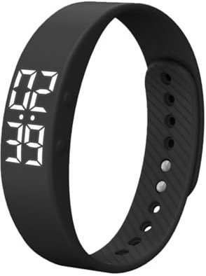 AKTOUR Mi Band 5 Orologio Fitness Contapassi digitale Contapassi Distanza Attività Allarme LED Orologio fitness IP65 Resistenza all'acqua Mi Band 5 Orologio Fitness (Black, 8.6X4.6X10cm)