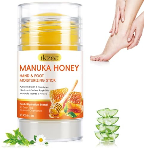 Crème hydratante et anti-crevasses pour les pieds, Crème au miel pour talons et coudes, Anti-crevasses pour les pieds, Hydratante, Adoucit la peau, Soulage la sécheresse, 40 g