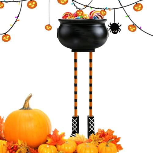 Halloween Häxans Kittel Högtidsfest Godis Serveringsskål | Halloween Serveringskittel För Skola Lägenhet Lantgård Studentkorridor Entré Vardagsrum Och
