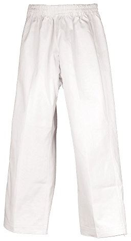 Tiger Claw Karate Uniform 100% Cotton White Heavy Weight (Pants Only) #4