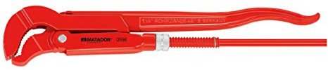 MATADOR Eckrohrzange, S-Maul, 1/2 Zoll / 0-35 mm, 0596 0001