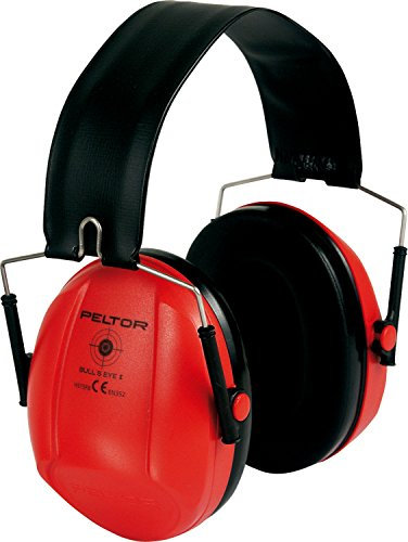 3M H520F-440-RD Cuffie Protettive, Pieghevole, 31 dB, Rosso