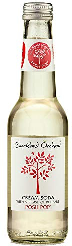 Breckland Orchard | Cream Soda with a Splash of Rhubarb Posh Pop | 275ml x 12 Bottles