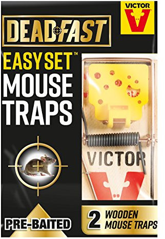 Deadfast 20300397 Easy Set Mouse Trap, Twin Pack
