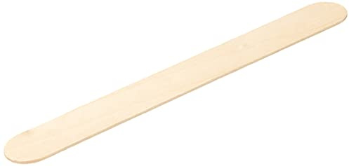 Lot de 100 dépresseurs de langue médicaux en bois 15,2 cm