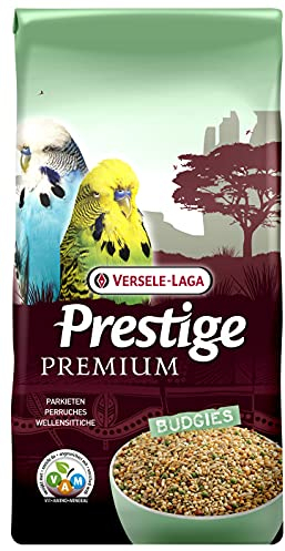 VERSELE-LAGA – Prestige Premium Wellensittiche – Angereicherte, vollständige und abwechslungsreiche Samenmischung – 20 kg