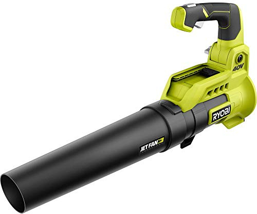 RYOBI 110 MPH 525 CFM 40-Volt Lithium-Ion Cordless Jet Fan Leaf Blower (Battery & Charger Not Included, Bare Tool Only)