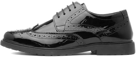 Hush Puppies Women's Verity Brogue Oxford, Nero, 38 EU