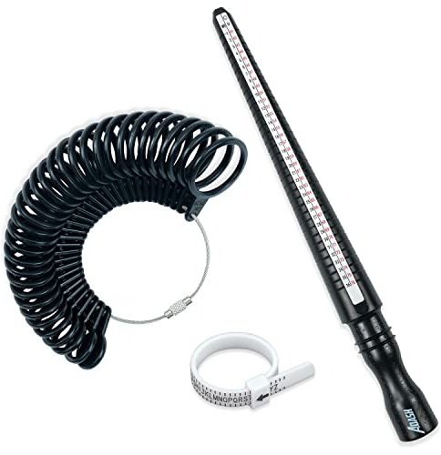 ADASH Ring Sizer UK Kit with Belt, Sizes A to Z Measurement Tool | UK Sizes A-Z, Ring Measurement Tool, Belt Included