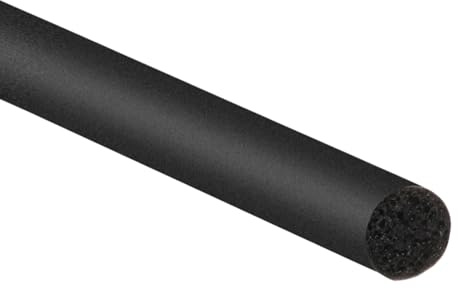 PATIKIL 1/8 Inch x 131.2 Feet Backer Rod, Foam Rope Caulk Crack Joint Filler Roll Seal Weather Strip for Home Construction, Black