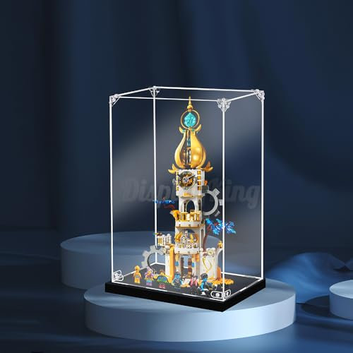 Acryl-Vitrine mit Schraube für Der Sandmannturm 71477 (Model-Set ist Nicht im Lieferumfang enthalten) (kein Hintergrund)