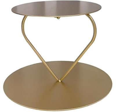 Colcolo Séparateur de gâteau à étages en Forme de cœur, Support à gâteau, espaceur de gâteau, Accessoires de présentation de Desserts pour Baby Shower, Centre, Grand