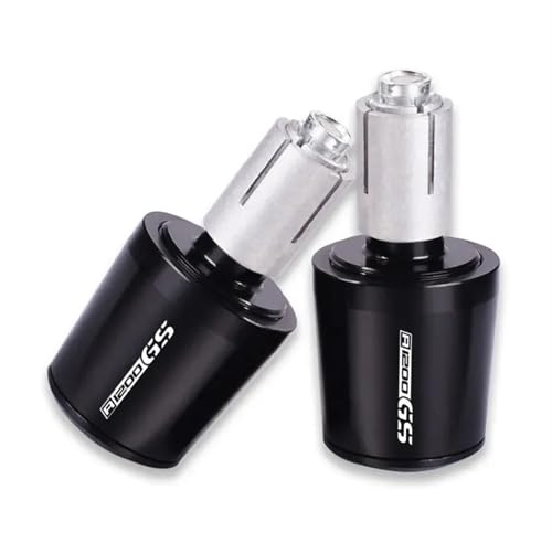 YIJIEBAO Ajuste for BMW R 1200 GS R1200GS LC ADV, Todo el año, Manillar CNC for Motocicleta, empuñaduras, Tapa, Tapones de Mango, Accesorios Accesorios de Agarre(Black)