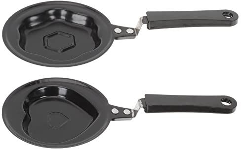 SHOWERORO 2pcs High-Grade Material Frying Pan Non-Stick Pan for Egg Supplies Daily Use