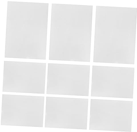 Warmhm Acrylglas Bilderrahmen Ersatz 10 Stück mit Doppelseitiger Klebefolie | Leicht Entfernbar und Austauschbar, Robustes Acryl, Hohe Transparenz, für Selbstgemacht Fotorahmen