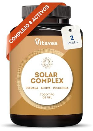 Integratore Solare - Olio di Borragine e Licopene – Stimola l’Abbronzatura, Prepara la Pelle al Sole – Pelle Luminosa, Uniforme ed Naturalmente Abbronzata – 60 Capsule
