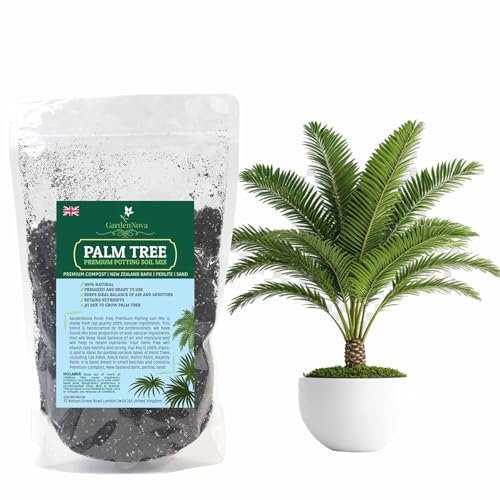 Palm Tree Potting Mix - The Ultimate Soil for Strong and Healthy Palms - Top Choice for Palm Tree Growers [2 Liters Bag]