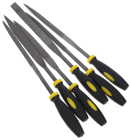 LAPYAPPE Mini-handfeilen-set 6-in-1-holzfeilen-set Für Holz- Und Metallprojekte Schärfwerkzeug Finish
