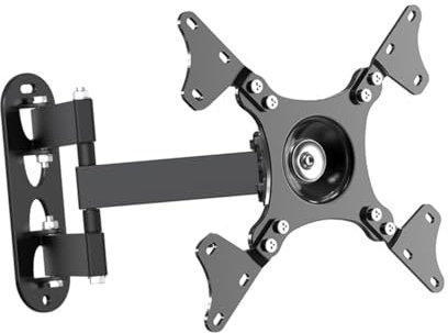 UKCOCO Supporto da Parete per TV e Monitor Staffe di Montaggio Regolabili Parete Design per Installazione Sicura e Pratica