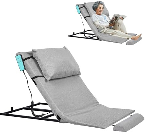 YUCHENGTECH Elektrische Hebe-Rückenlehne für Bett, Power-Hebebett, Rückenlehne für ältere Menschen, die im Bett sitzen, 2-80° verstellbar für Nacken, Lendenwirbelsäule, Rückenstütze für Senioren