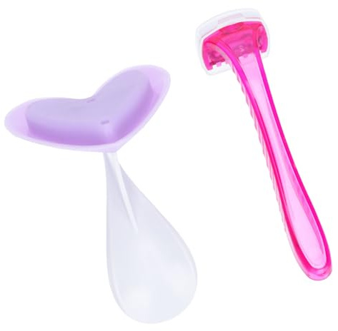 VILLFUL Ergonomischer Damen Intimrasierer und Körperhaartrimmer Satz aus Abs und Silikon Kleiner Haartrimmer für Präzises Rasieren im Intimbereich Zufällige Farbe