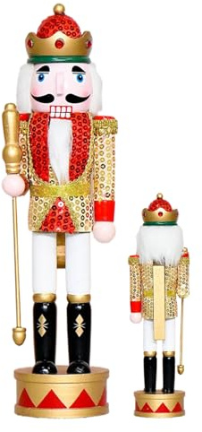 Hitburu Cascanueces Navideños 35,5 cm
