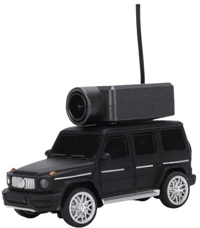 Bewinner Mini -RC -Auto mit HD FPV Kamera, 1/64 Fernbedienungs Drift Auto mit Umgebungslichtern 3 Geschwindigkeitsmodi, 1/64 RC App Steuerungsfoto Videoübertragung für