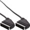 InLine 89973 3m Negro cable EUROCONECTOR - cables EUROCONECTORES (3 m, Negro, Male connector/Male connector)