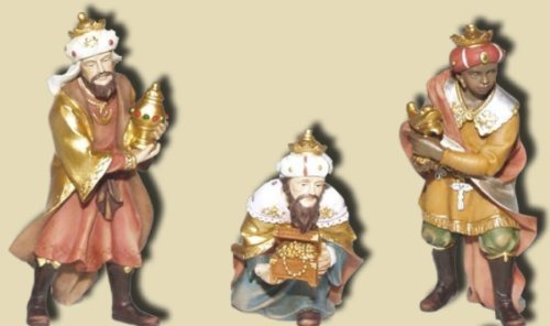 Heilige drei Könige, 3tlg. geeignet für 12cm Figuren