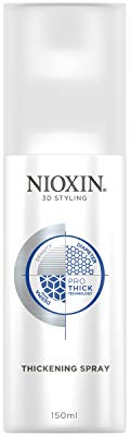 Nioxin 3D Volumising Thickening Hairspray for added Texture and Body Hair Thickening Hairspray for Thin Hair, 150ml