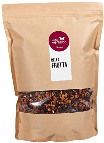 Teeverliebt - Loser Früchtetee Bella Frutta 1000 g I Herbe, Säuerlich-Frische und Gleichzeitig Süße Komposition der Tee-Mischung I 1 kg