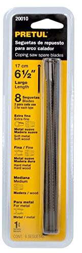 Pretul REP-ACA-6, Juego de 8 seguetas para arco calador ACA-6 Pretul