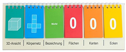 Betzold - Geometrie-Körper-Flip Darstellung 12 geometrische Körper - Geometrische Flächen