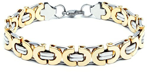 Edelstahl Männer Herren Armband gold silber schwarz Königskette Königsarmband Armkette Hiphop Biker Männerschmuck Geschenk